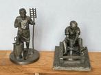 Franklin Mint 2 tinnen ambachten gegoten uit 1984., Ophalen of Verzenden