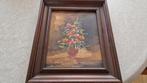 oud schilderij op doek gesigneerd bloemen, Antiek en Kunst, Kunst | Schilderijen | Klassiek, Ophalen of Verzenden