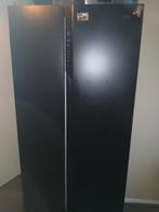 Haier Amerikaanse koelkast/diepvries zwart, Witgoed en Apparatuur, Koelkasten en IJskasten, 60 cm of meer, Met aparte vriezer