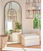 Passpiegel - Deluxe - Zwart-Rechthoek - 160 x 50 cm, Ophalen, Minder dan 50 cm, Nieuw, 150 tot 200 cm