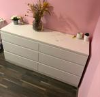 6 ladekast in het wit, Ophalen, 5 laden of meer, 150 tot 200 cm, Zo goed als nieuw