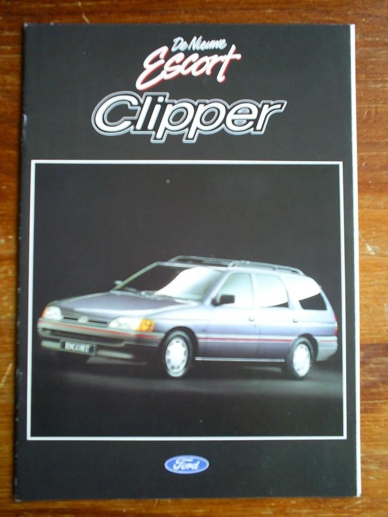 Ford Escort De Nieuwe Clipper [ 12 / 1990 ], Verzenden, Zo goed als nieuw, Ford