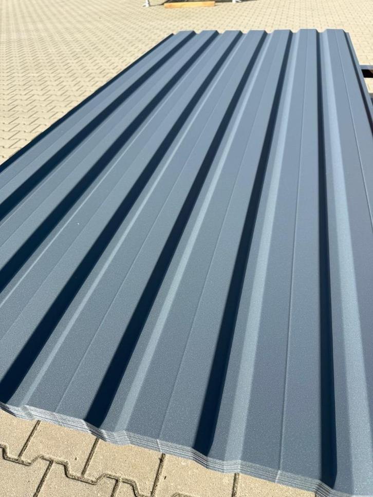 Damwandplaten damwand dakplaten 19-1090 / 35-1035 Leigrijs, Doe-het-zelf en Verbouw, Platen en Panelen, Nieuw, Overige materialen