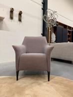Leolux Mayuro Fauteuil steelcut Trio stof Design stoel, Huis en Inrichting, Leolux, 75 tot 100 cm, Ophalen of Verzenden, Zo goed als nieuw