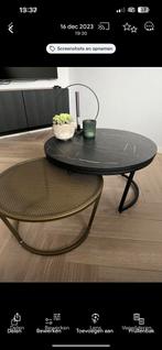 Salontafel 2 stuks merk city van henders en hazel, Huis en Inrichting, Tafels | Salontafels, Ophalen, Zo goed als nieuw, 50 tot 100 cm