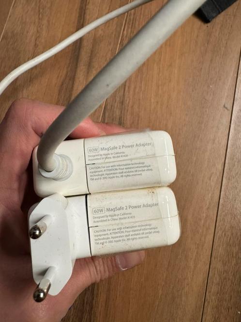 2X Magsafe 2 60W laders, goede staat, geen kabelbreuk, Computers en Software, Laptop-opladers, Gebruikt, Ophalen of Verzenden