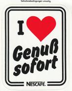 Sticker Nescafé, Verzenden, Zo goed als nieuw, Merk