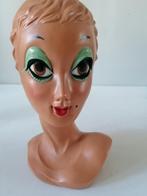 vintage retro seventies twiggy hoedenhoofd izgst seventies, Verzenden