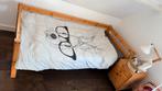 Eenpersoons bed incl nachtkastje, Ophalen, 85 tot 100 cm, Zo goed als nieuw, Lattenbodem