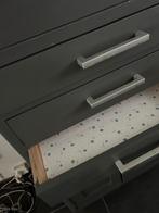 Antraciet Grijs Kastje met Lades en Deurtjes, Huis en Inrichting, Kasten | Dressoirs, Ophalen, Overige materialen, Gebruikt, 50 tot 100 cm