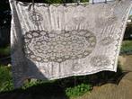 Vintage groot tafelkleed + 5 servetten 1.35 x 2.40 mt (TK18), Huis en Inrichting, Ophalen of Verzenden, Gebruikt, Rechthoek