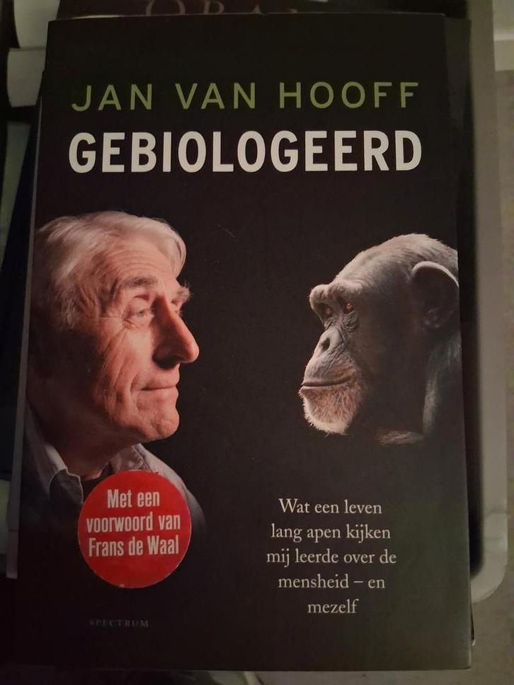 Gebiologeerd - Jan van Hooff, Boeken, Biografieën, Zo goed als nieuw, Wetenschap, Ophalen of Verzenden