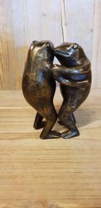 DANSENDE KIKKERS / bronzen beeld, Nieuw, Info@huisentuindecoratiemarie.nl, Dierenbeeld, Huis en tuin decoratie Marie