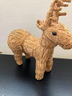 Z.g.a.n/stro riet rendier hert/kerst decoratie tuin, Ophalen of Verzenden, Zo goed als nieuw