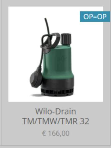 Wilo-Drain TM/TMW/TMR 32 beschikbaar voor biedingen