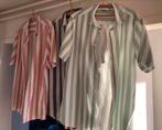 3 asos overhemden, gestreept, korte mouw, Overige kleuren, Ophalen of Verzenden, Gedragen, Halswijdte 43/44 (XL)