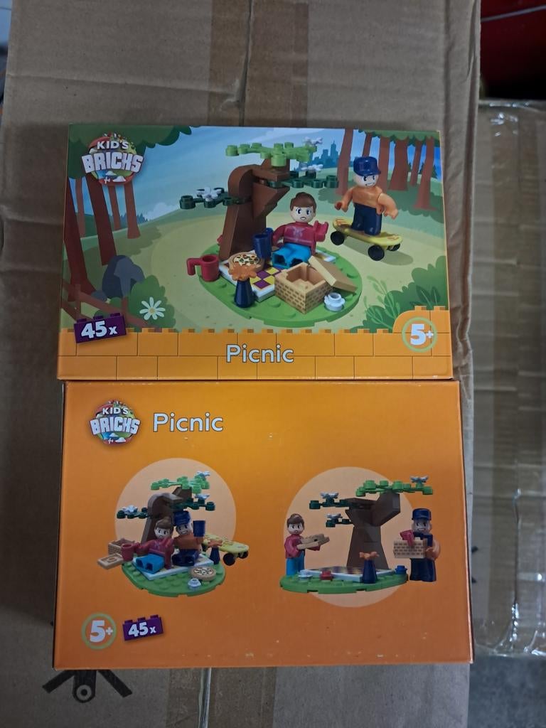 40 kids bricks, Ophalen