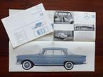 Mercedes 220 1961 Heckflosse brochure 1962, Verzenden, Zo goed als nieuw, Mercedes
