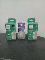 2x Philips Avent Glazen Babyfles + 2x Speen, Kinderen en Baby's, Babyvoeding en Toebehoren, Ophalen of Verzenden, Nieuw, Overige typen
