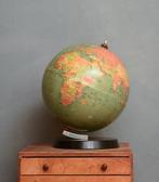 Vintage wereldbol  – Nederlandstalig, Huis en Inrichting, Woonaccessoires | Wereldbollen, 2e hands item, Ophalen of Verzenden