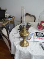koperen  staande  olie  lamp, Antiek en Kunst, Ophalen of Verzenden