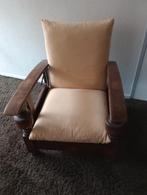 Oude Rookstoel met Houten Frame, Huis en Inrichting, Fauteuils, Ophalen