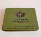 Origineel Brits 'The Greys' sigarettenblikje WW2, Verzamelen, Ophalen of Verzenden, Zo goed als nieuw