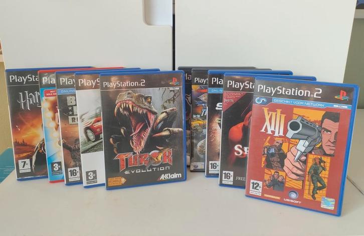 Tien Ps 2 games, Colin McRae Rally 04, Turok Evolution,, Spelcomputers en Games, Games | Sony PlayStation 2, Zo goed als nieuw