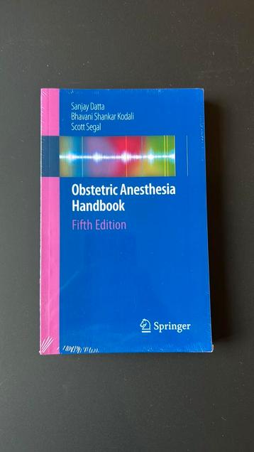 Obstetric Anesthesia Handbook (nieuw in verpakking) beschikbaar voor biedingen