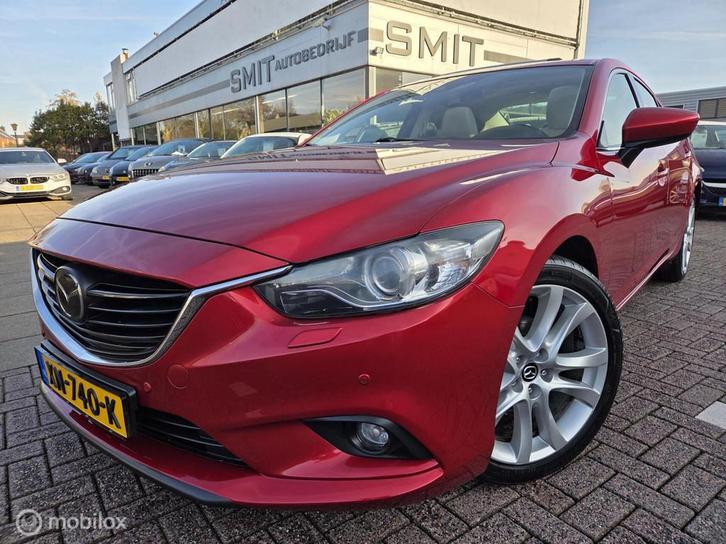 Mazda 6 2.5 GT-M 192PK Camera/Leder/Schuifdak/Ad.CC/Led, Auto's, Mazda, Bedrijf, Te koop, ABS, Achteruitrijcamera, Adaptive Cruise Control