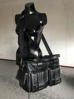 Lederen Jill-e Design cameratas, zwart., Ophalen of Verzenden, Zo goed als nieuw, Schoudertas, Overige merken