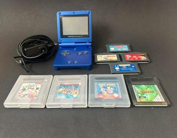 GameBoy Advance SP, Blauw beschikbaar voor biedingen