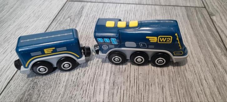 Houten blokken voor trein ( IKEA), Kinderen en Baby's, Speelgoed | Speelgoedvoertuigen, Gebruikt, Ophalen of Verzenden