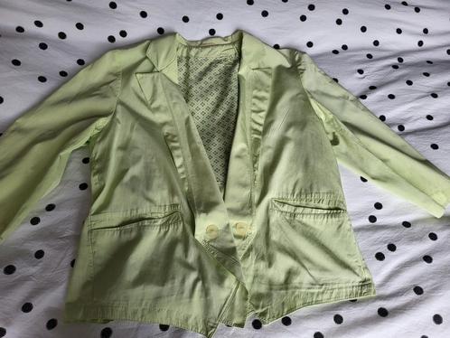 Vintage jasje uit de eighties - mt 38, Kleding | Dames, Jasjes, Kostuums en Pakken, Nieuw, Kostuum of Pak, Maat 38/40 (M), Groen