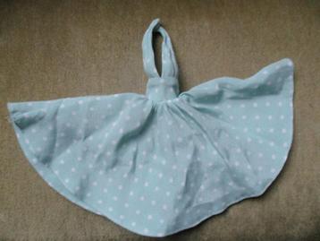   Vintage  barbie Halter Cirkel jurkje  met stippen  beschikbaar voor biedingen