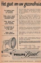 Retro reclame 1953 Philips Biosol hoogtezon ultraviolet, Verzenden, Overige typen