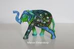 Uniek Beeldje Olifant Handbeschilderd Kunstwerk, Antiek en Kunst, Ophalen of Verzenden