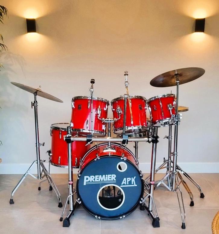 Premier Drumstel, Muziek en Instrumenten, Drumstellen en Slagwerk, Gebruikt, Premier, Ophalen of Verzenden