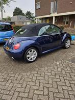 Volkswagen Beetle Cabrio – Blauw, Stoer & Zomers! (2003), Auto's, 65 €/maand, 4 cilinders, 1984 cc, Leder