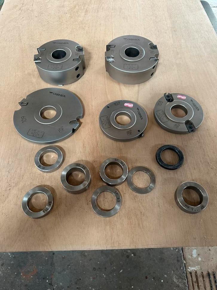 Freeskoppen set, Doe-het-zelf en Verbouw, Gereedschap | Freesmachines, Zo goed als nieuw, Ophalen of Verzenden
