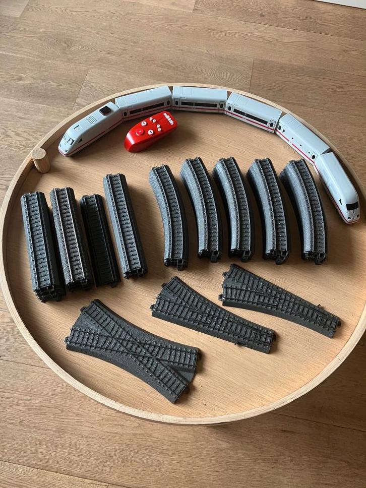 Märklin My World Startset "ICE" + extra sporen, Hobby en Vrije tijd, Modeltreinen | H0, Gebruikt, Treinset, Wisselstroom, Märklin