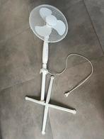 Staande witte ventilator 3 standen, Statiefventilator, Ophalen of Verzenden, Zo goed als nieuw