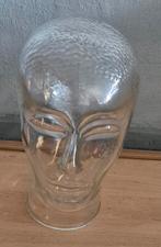 Glazen hoofd, Huis en Inrichting, Woonaccessoires | Overige, Ophalen, Zo goed als nieuw