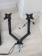 Monitor arm 2 schermen voor 17 tot 32 inch verstelbaar, Computers en Software, Monitoren, Ophalen of Verzenden, Zo goed als nieuw