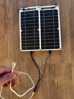 2 geschakelde zonnepanelen voor iPhone/iPad/Powerbank etc, Verzenden, Nieuw
