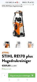 Stihl hogedrukreiniger RE170 plus nieuw in verpakking (€840), Tuin en Terras, Hogedrukreinigers, Ophalen, Zo goed als nieuw, Elektrisch