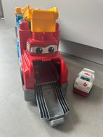 MEGA Bloks Bouw & Race Truck - Speelgoedtruck, Kinderen en Baby's, Speelgoed | Speelgoedvoertuigen, Ophalen, Zo goed als nieuw