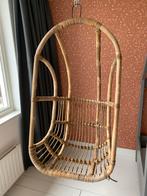 Rotan Hangstoel - Bohemian Stijl, Huis en Inrichting, Ophalen, Bruin, Riet of Rotan, Zo goed als nieuw