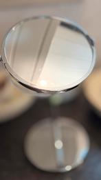Makeup/ scheer spiegel rvs staand, Minder dan 50 cm, Nieuw, Ophalen of Verzenden, Minder dan 100 cm