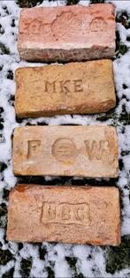 Demolition brick marked. Old brick, Tuin en Terras, Tegels en Klinkers, Overige materialen, Gecoat, Gebruikt, Overige typen